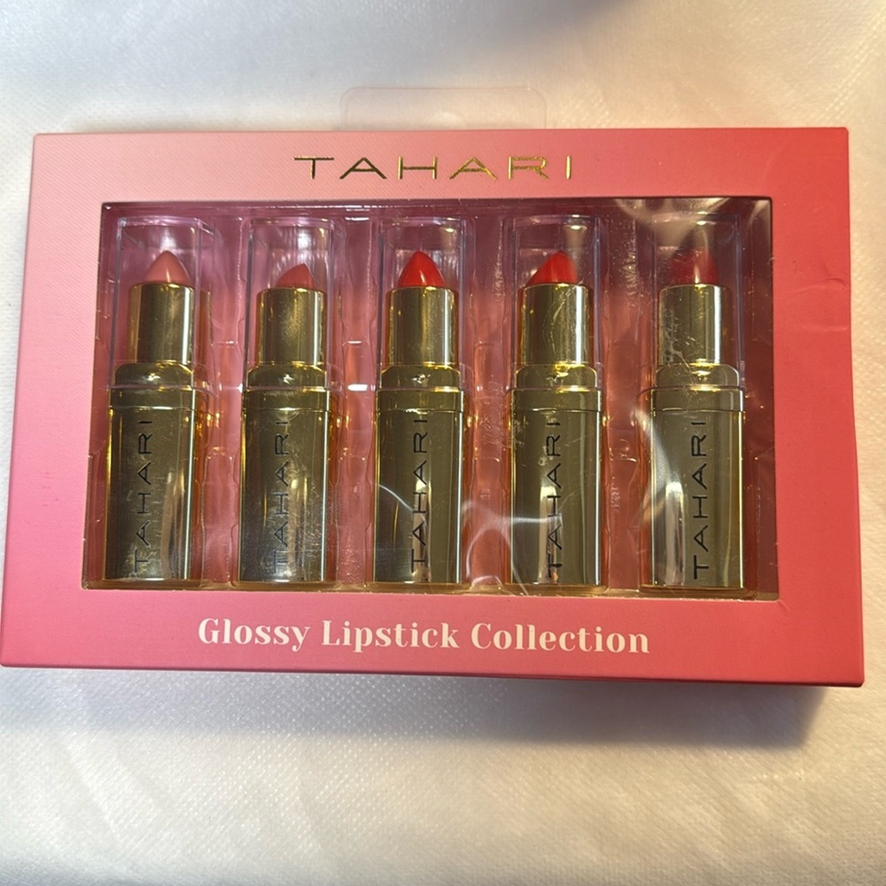 Tahari 5 Piece Glossy Lipstick Collection